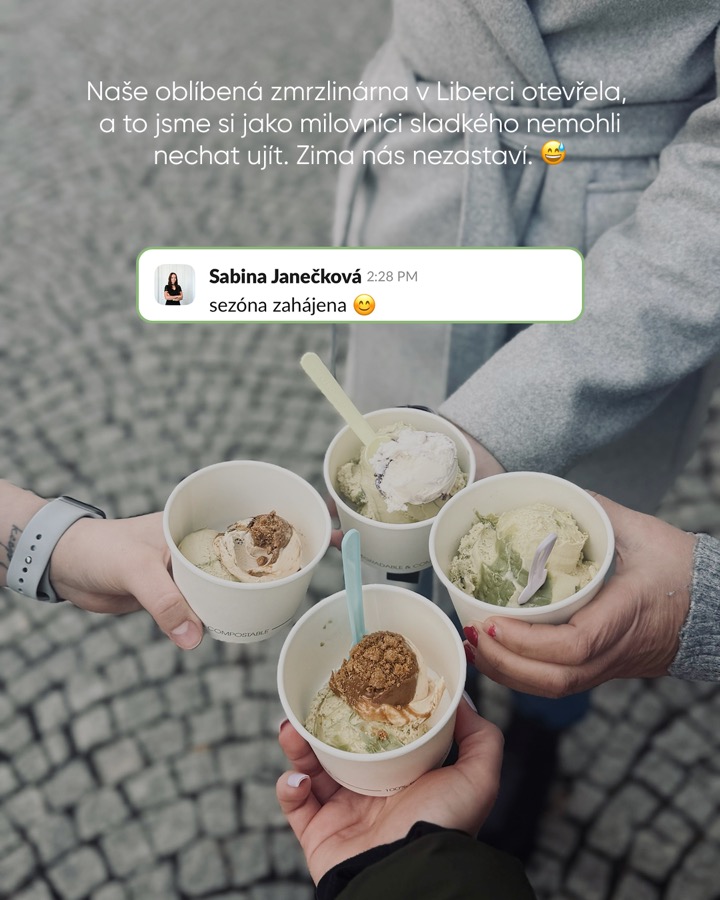 Tým Investujdopole.cz na společné zmrzlině